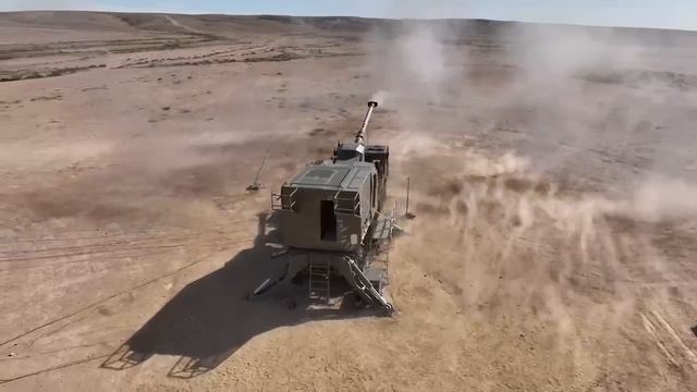 Elbit Systems and Rheinmetall Live-Fire Demo of Automated 155mm Self-Propelled Howitzer смотреть онлайн