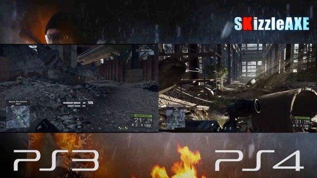 Battlefield 4 - PS3 Vs. PS4 Graphics Comparison! (Battlefield 4 Next Gen PlayStation 4)