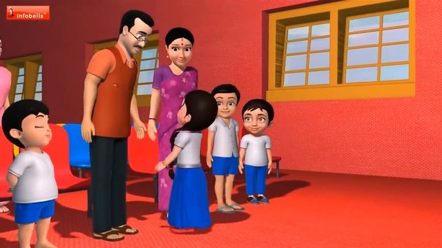 Homework, Homework! Hota Hai Accha! | Hindi Rhymes for Children | Infobells смотреть онлайн