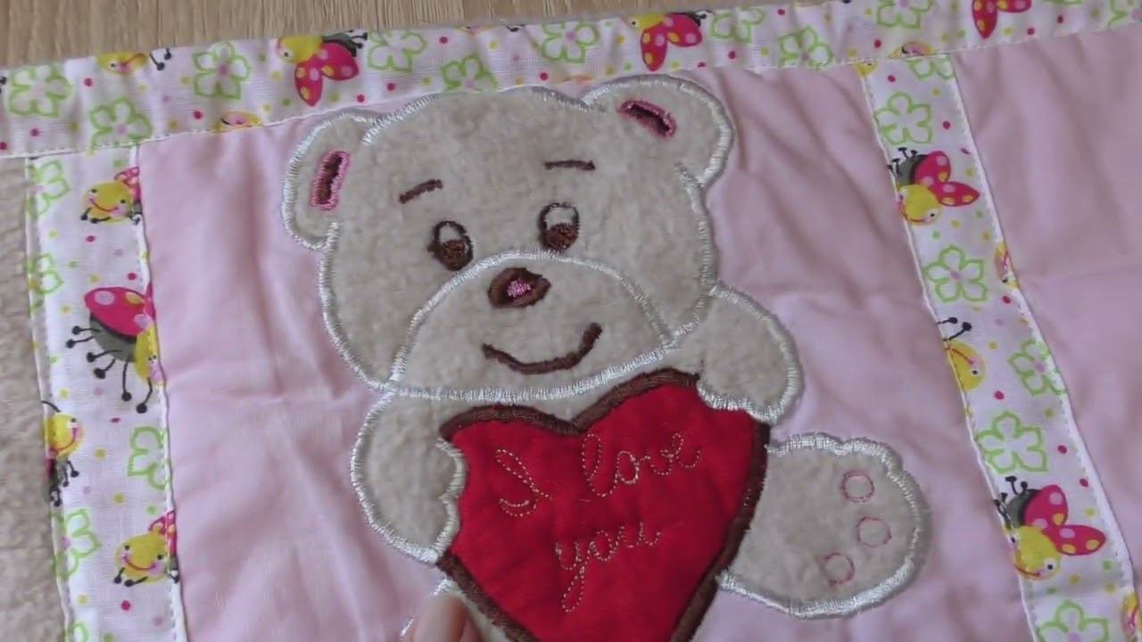 Как я шила и вышивала детское одеяло смотреть онлайн