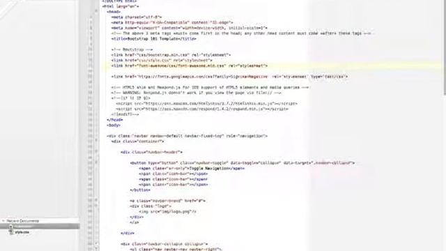 PSD to BootStrap, Adding Font Awesome icons (Tutorial For Beginners) #6 смотреть онлайн