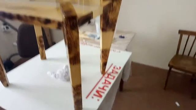 Стол из слэбов и эпоксидной смолы. смотреть онлайн