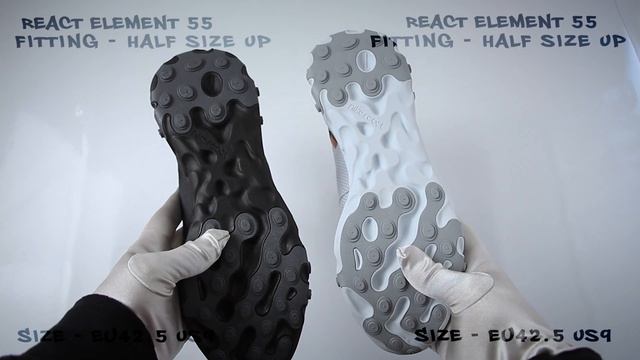 Nike React Element 55 (review) - ON FEET COMPARISON смотреть онлайн