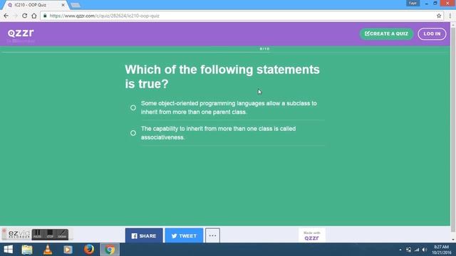 IC210 OOP QUIZ IT-2D REMIS смотреть онлайн