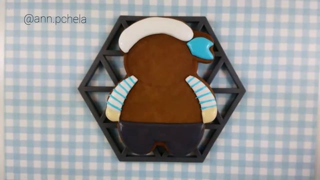 Пряник - Морячок на 23 февраля. Мастер-класс по пряникам. Cookies with icing. Decorated cookies. смотреть онлайн