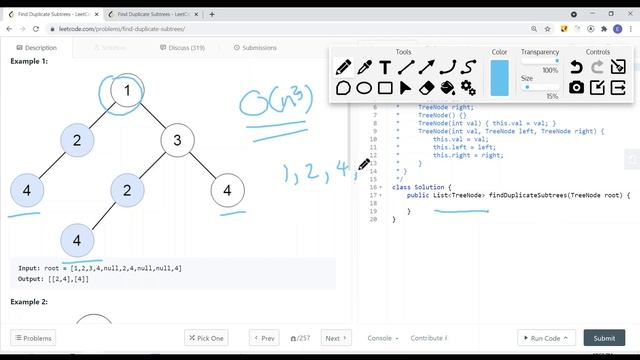 [Java] Leetcode 652. Find Duplicate Subtrees [Binary Tree #10] смотреть онлайн