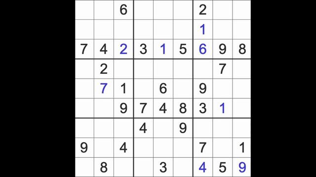 Sudoku solution – The Guardian 8 February 2024 Hard level смотреть онлайн