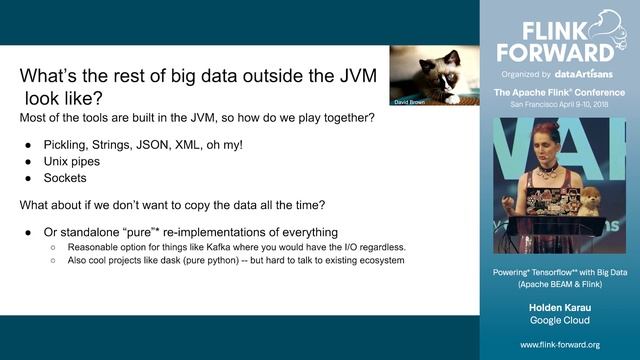 Powering Tensorflow with Big Data (Apache BEAM & Flink) - Holden Karau смотреть онлайн