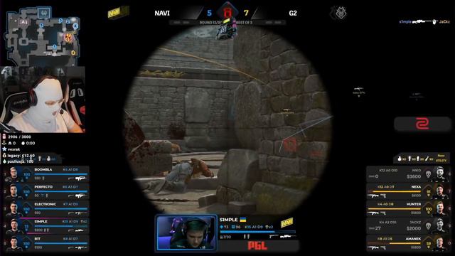 Anomaly reacts to s1mple crazy AWP shots смотреть онлайн