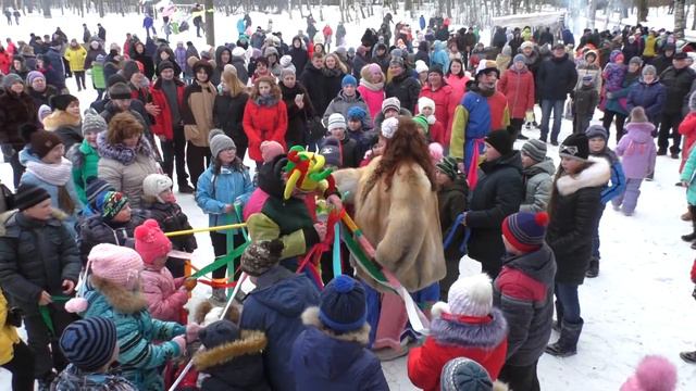 "Проводы Русской зимы" в парке пгт. Новозавидовский смотреть онлайн
