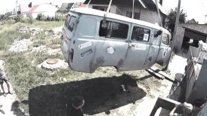 Cнятие кузова УАЗ-452