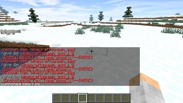 MINECRAFT | How to Summon the White Arctic Snow Fox! 1.15 смотреть онлайн
