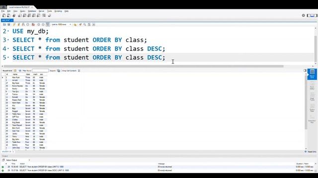 Order by MySQL query to display rows based on order of columns смотреть онлайн