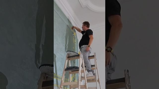 Покраска молдингов и гипсовых элементов. смотреть онлайн