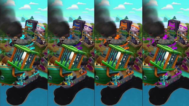 Talking Tom Hero Dash - Tom Orange,purple,sky & Rainbow Rescue Friends & Defeat the Ultimate Bosses смотреть онлайн