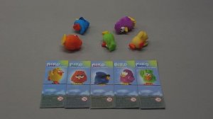 ПТИЧКИ БАРХАТНЫЕ - Киндер Сюрприз - 2003 - HAPPY BIRDS DAY - обзор серии из Kinder Surprise