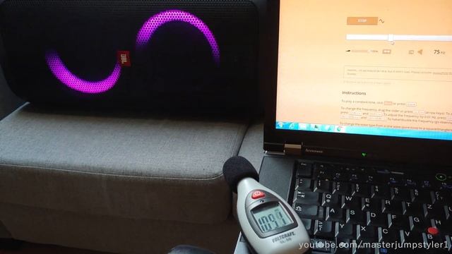 JBL Partybox 300 // Frequency tests and max dB смотреть онлайн