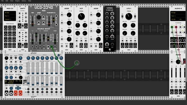 SH 101 используя VCV RACK вместе с Information Ghetto смотреть онлайн