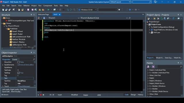 01:delphi variables :REAL смотреть онлайн