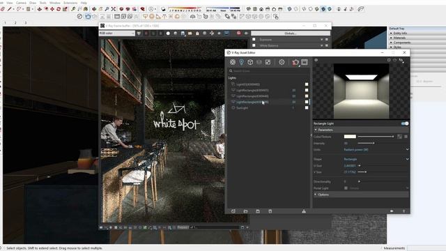 Vray For Sketch Up Series #9 Realistic Dinner Interior Day light settings Tutorial смотреть онлайн