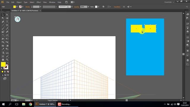 Adobe Illustrator Dersleri | Ders - 23 | Perspective Grid Kullanımı, 1,2,3 Nokta Perspektif Çizimle смотреть онлайн