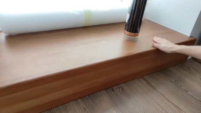 Теплый подоконник из цельноламельного бука. Инфракрасный мат. смотреть онлайн