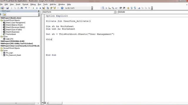 User level security in Excel Workbook for different worksheets смотреть онлайн