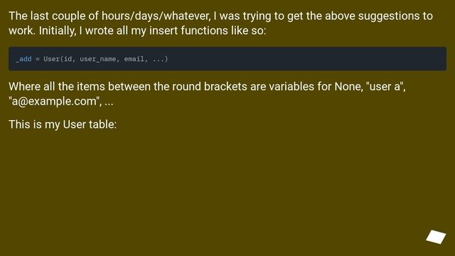 sqlalchemy flush() and get inserted id? смотреть онлайн