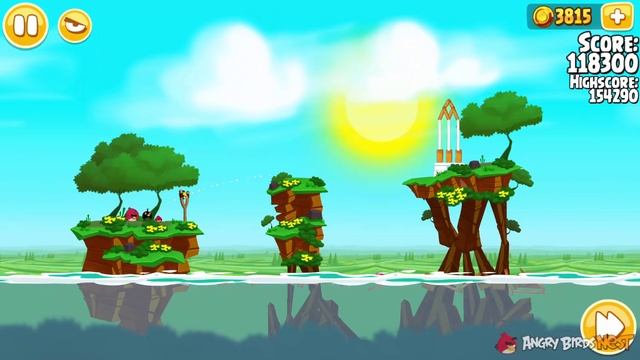 Angry Birds Seasons Marie Hamtoinette 1-1 Walkthrough 3 Star смотреть онлайн