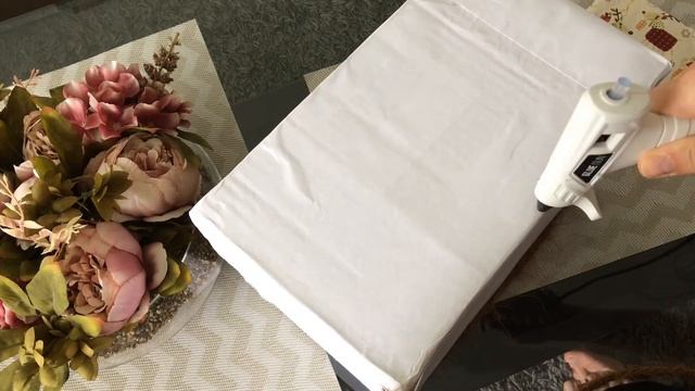 Органайзер/коробка для хранения своими руками (из газетных трубочек и бечевки) смотреть онлайн