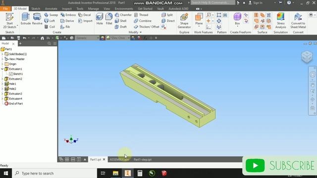 Autodesk Inventor Indonesia | ipt to stp / step смотреть онлайн