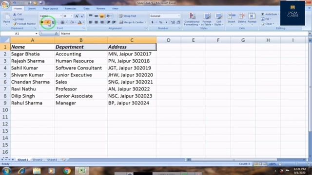How To Change Font, Font Size, Bold And Italic in MS Excel 2007!! смотреть онлайн
