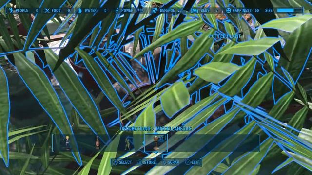 How to Build a Giant Illuminated Fern Display 🌳 Fallout 4 No Mods Shop Class смотреть онлайн