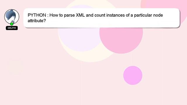 PYTHON : How to parse XML and count instances of a particular node attribute? смотреть онлайн
