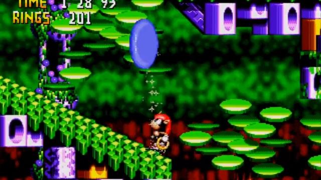 Knuckles' Chaotix Botanic Base 4 Ring Attack (Mittag): 255 Ringe смотреть онлайн