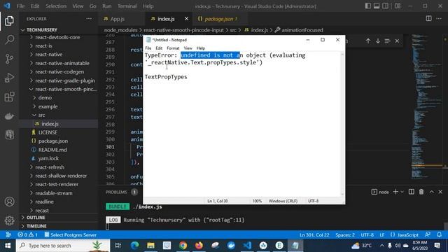 TypeError: undefined is not an object (evaluating '_reactNative.Text.propTypes.style') Solved смотреть онлайн