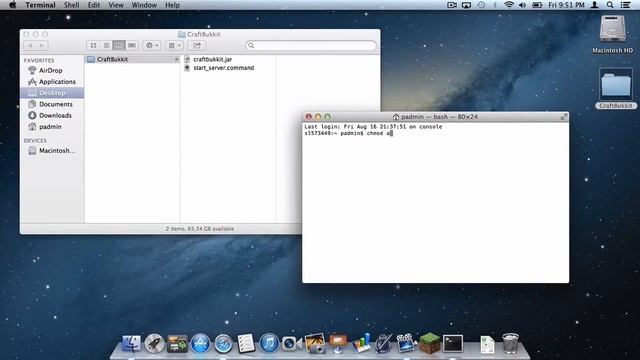 How to Make a Bukkit Server for Minecraft 1.6.2 (Mac OSX 10.7+) смотреть онлайн