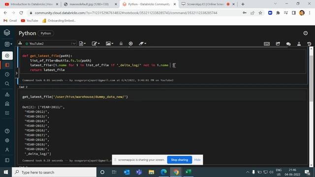Get Latest data from file using dbutils | Databricks Tutorial| смотреть онлайн
