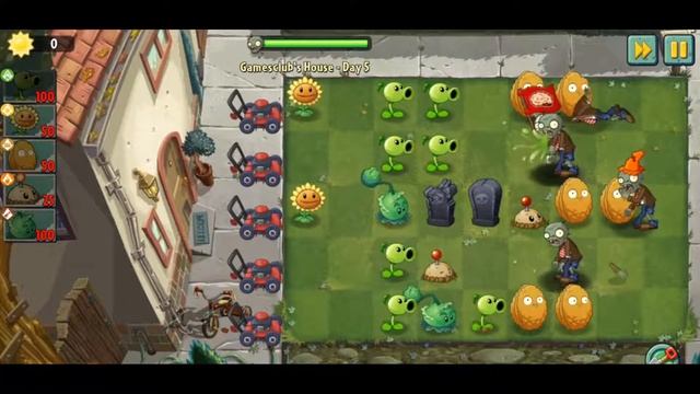 PvZ 2 - Day 05 Adventure (Time Travel) - (Games Club) смотреть онлайн