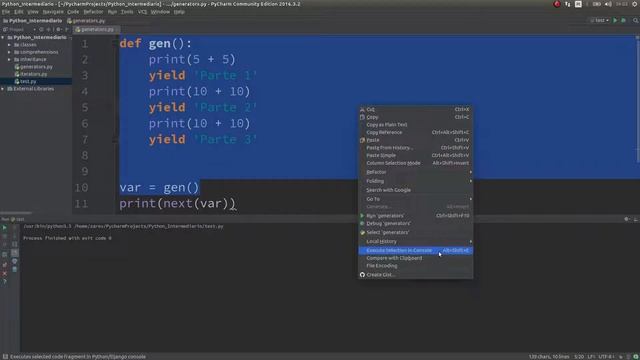 Python3 Intermediário #4 - Generators смотреть онлайн