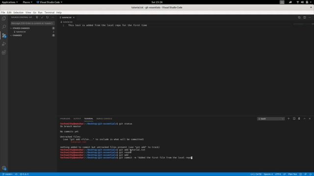 Git with Github - Part 3 - Add, Commit, Push, Status, Log смотреть онлайн