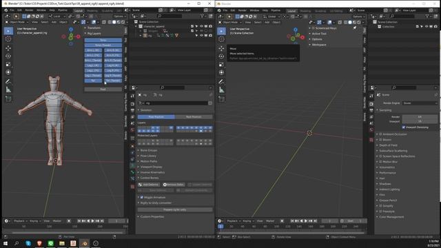 Blender 2.8/2.9 Append a rig using Collections (improved workflow!) смотреть онлайн