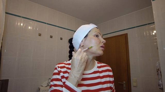 АСМР Делаю себе пилинг для лица Биорепил / ASMR Face Peeling BioRePeel Cl3 смотреть онлайн