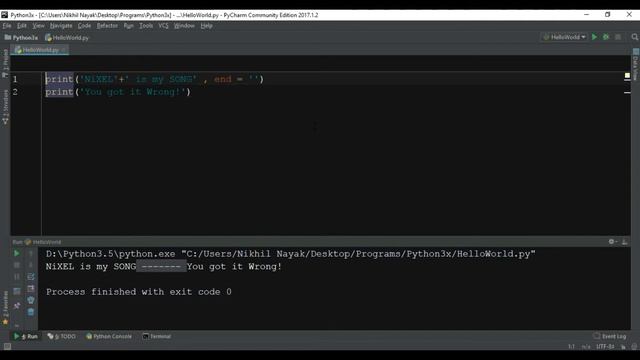 Python Basics - print() usage смотреть онлайн