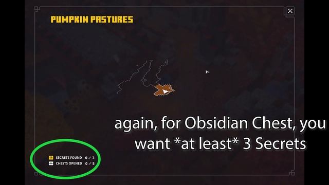 SECRET OBSIDIAN CHESTS IN PUMPKIN PASTURES - Minecraft Dungeons смотреть онлайн
