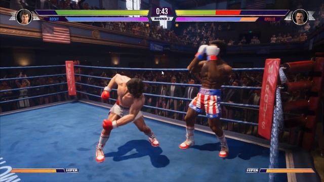 Новый бокс на ПК|Big Rumble Boxing Creed Champions|Жёсткий бой (Геймплей) смотреть онлайн