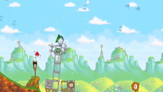 Angry Birds Classic Red's Mighty feathers All levels (Bonus) Egg Defender (player00713) смотреть онлайн