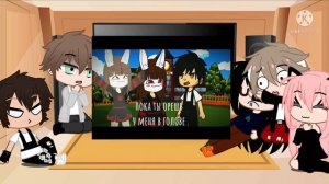 Реакция персонажей сериала в меня влюбился хулиган школы на Руню (4/?)