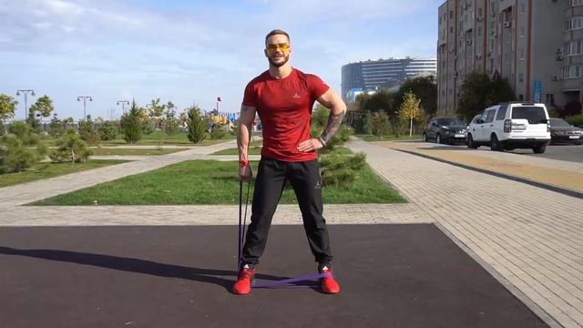 Упражнения на все группы мышц с эспандерами DownUp смотреть онлайн