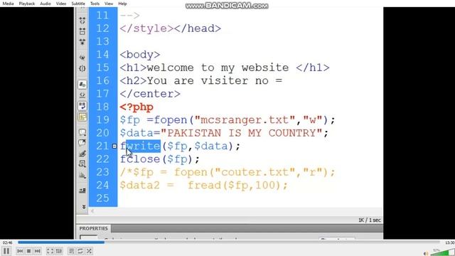 What is the coding of file handling using the php language?? смотреть онлайн